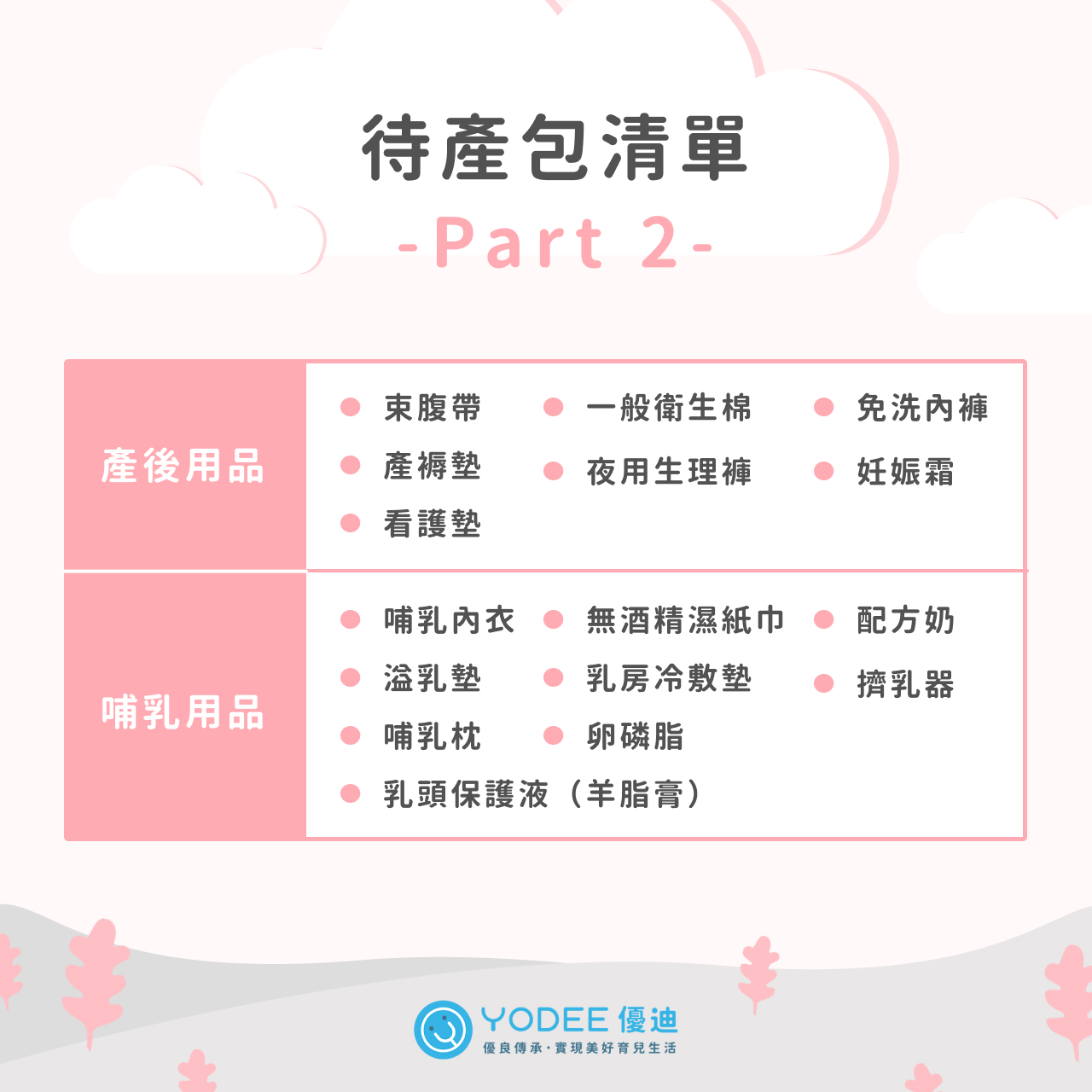 待產包清單