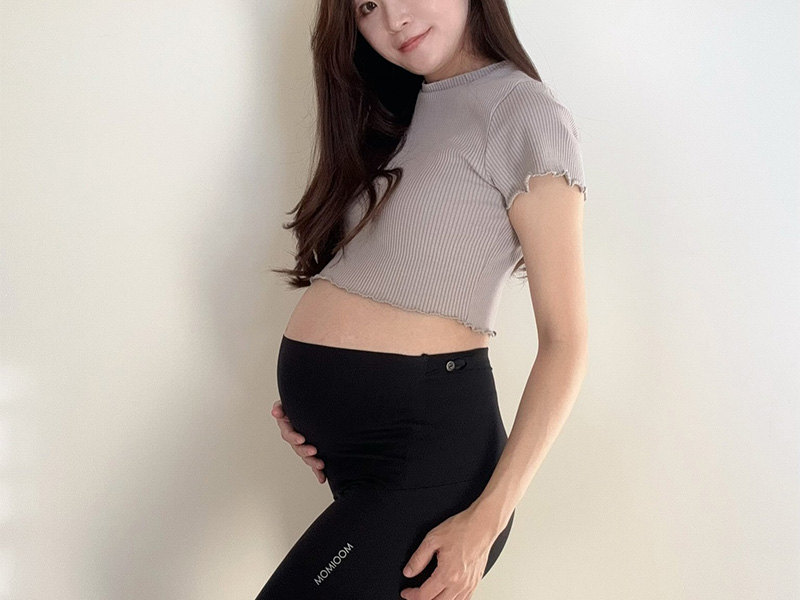 【Sunny Baby】MOOIMOM孕婦內搭褲 高彈力、無痕設計,孕期舒適顯瘦首選