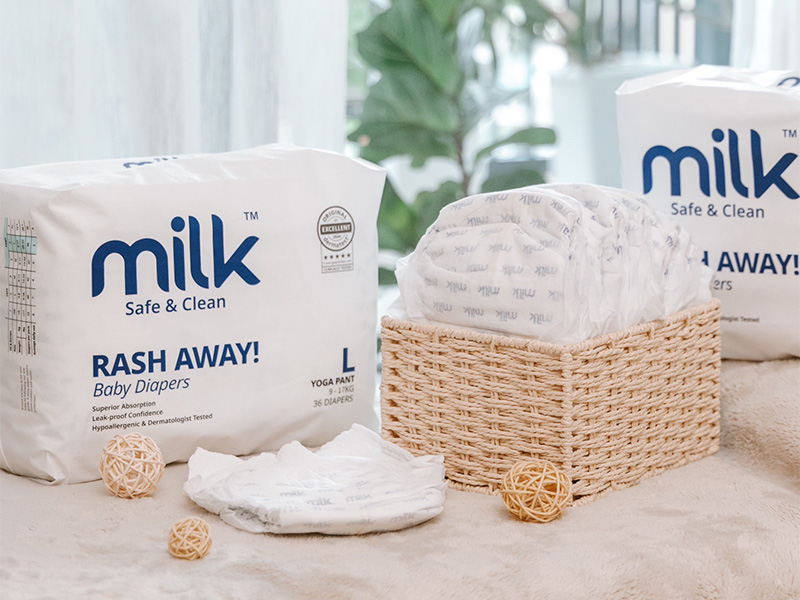 【UNA】不紅屁屁、不怕漏尿！Milk牛奶尿布到底哪裡神？