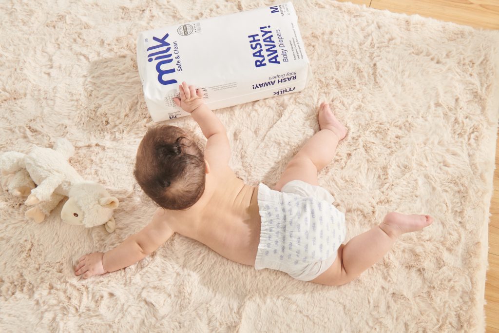 鎖水芯牛奶尿布 | Milk