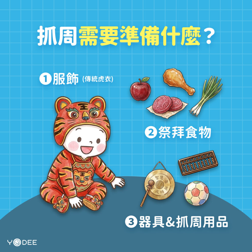 抓周要準備什麼？常見抓周物品和象徵 | 優迪