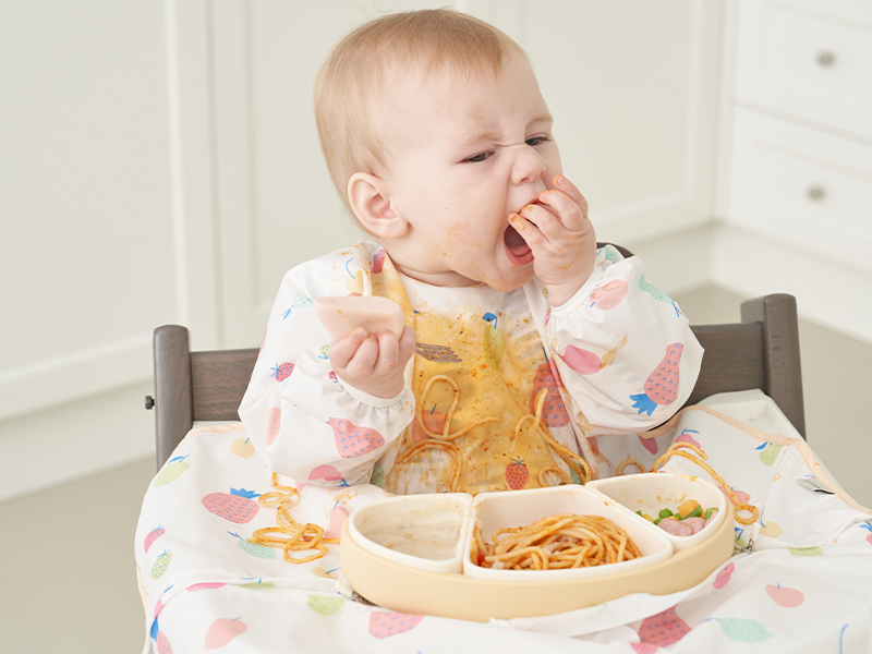 白金矽膠吸盤式組合餐盤組-可頌系列 | MOYUUM 韓國